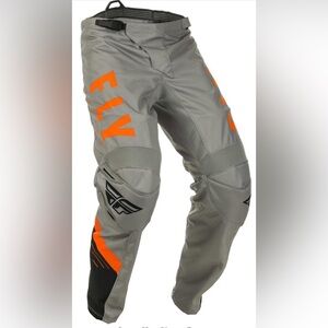 Fly Racing Gray and Orange Pants